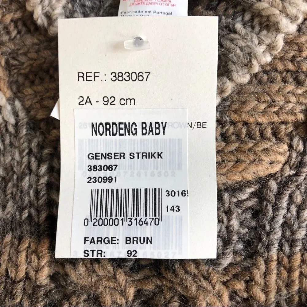 NWT Girandola Kids Acrylic/Wool Shawl collar sweater